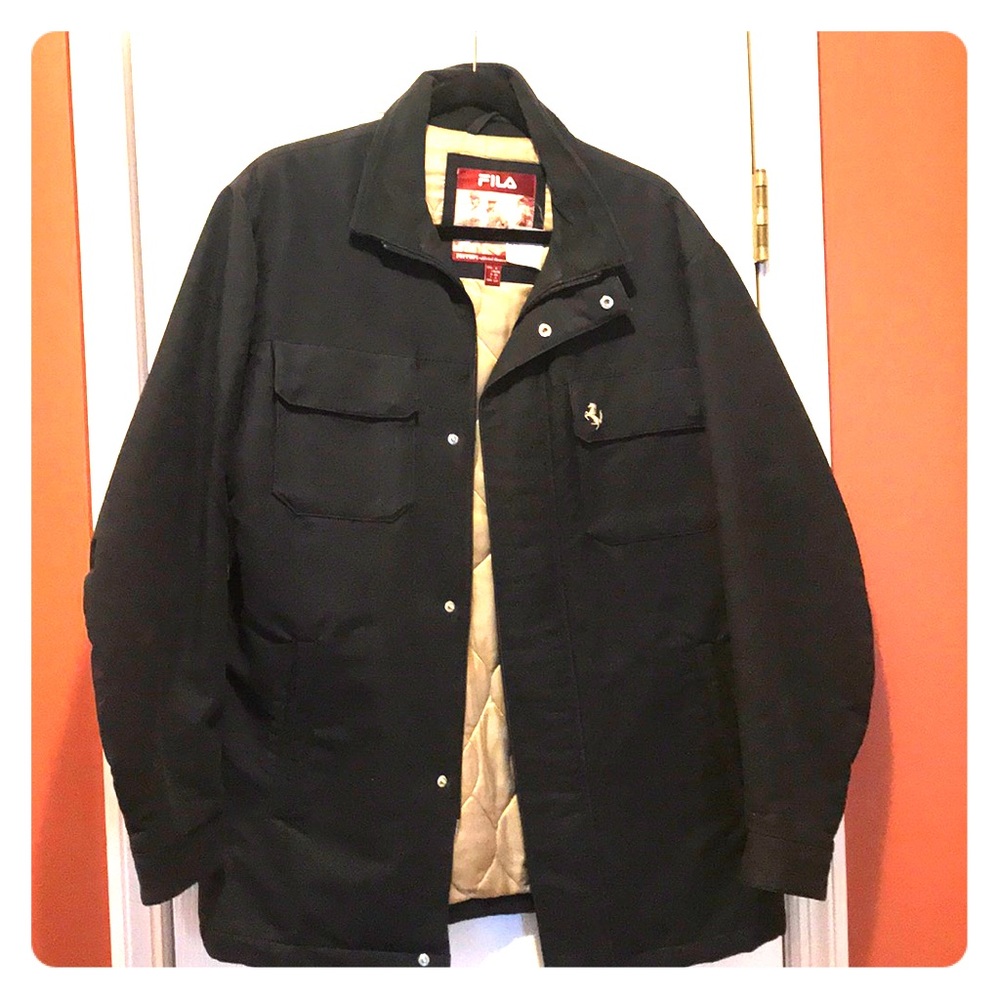 Ferrari Quilted Jacket, styled in Italy from Fila.